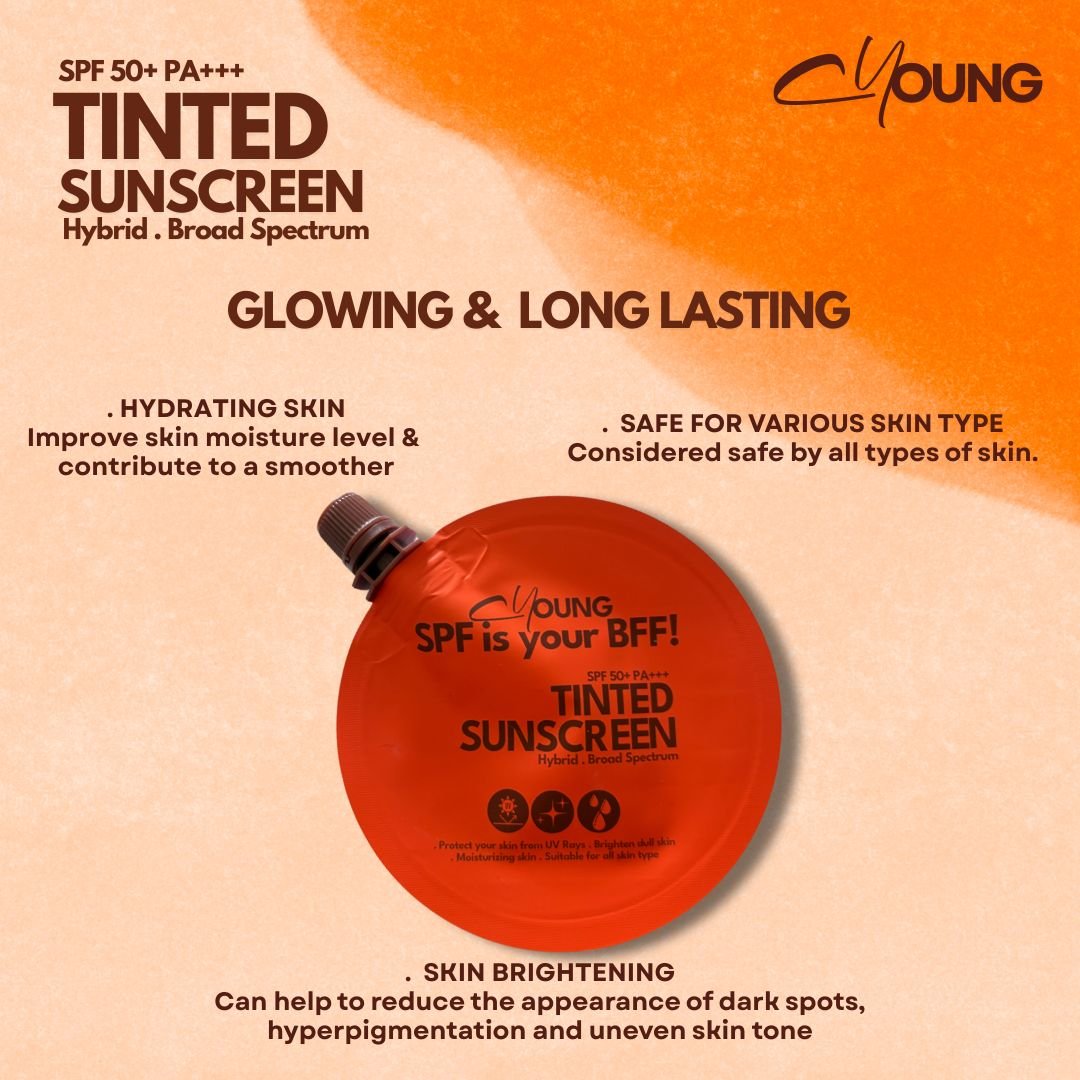 CYOUNG TINTED SUNSCREEN SPF 50++ 30ml