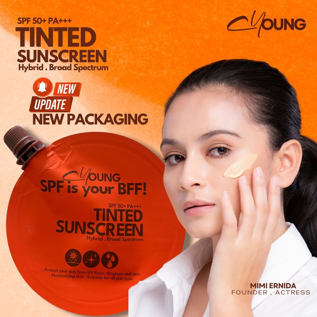 CYOUNG TINTED SUNSCREEN SPF 50++ 30ml