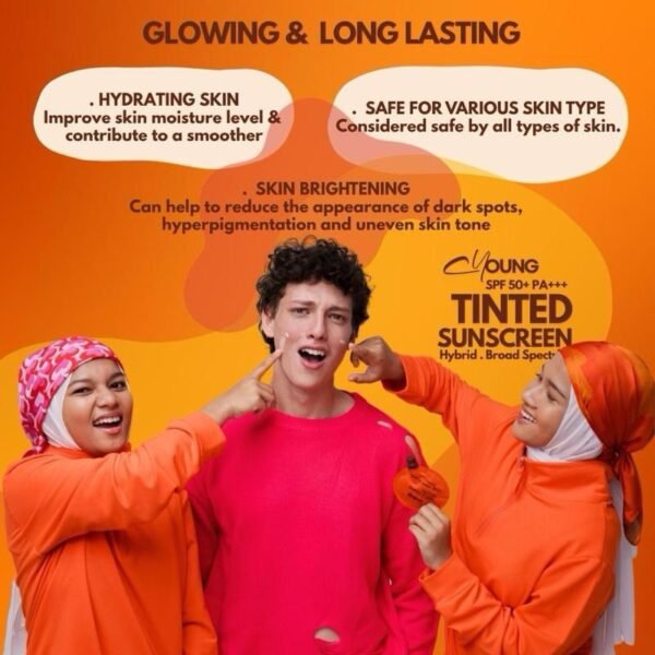 CYOUNG TINTED SUNSCREEN SPF 50++ 30ml